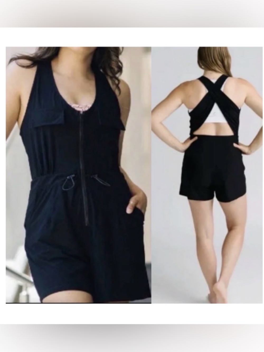 ZYIA Active Black and White Branded Tag Size XL New with tags